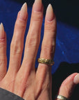 KISS ME UNDERNEATH THE GENTLE ROCKING OF THE SEA // CARRERA Y CARRERA LOVERS KISS RING SZ 8