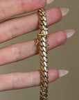 KICK HIM TO THE CURB, SISTER AND REMEMBER YOUR WORTH // SOLID GOLD SLIM CURB BRACELET