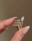 I FEEL LIKE A ROCKET SHIP, BREAKING BARRIERS INTO THE UNKNOWN // VINTAGE DIAMOND RING