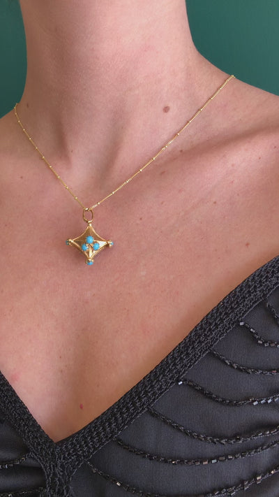THE TURQUOISE STAR CHARM