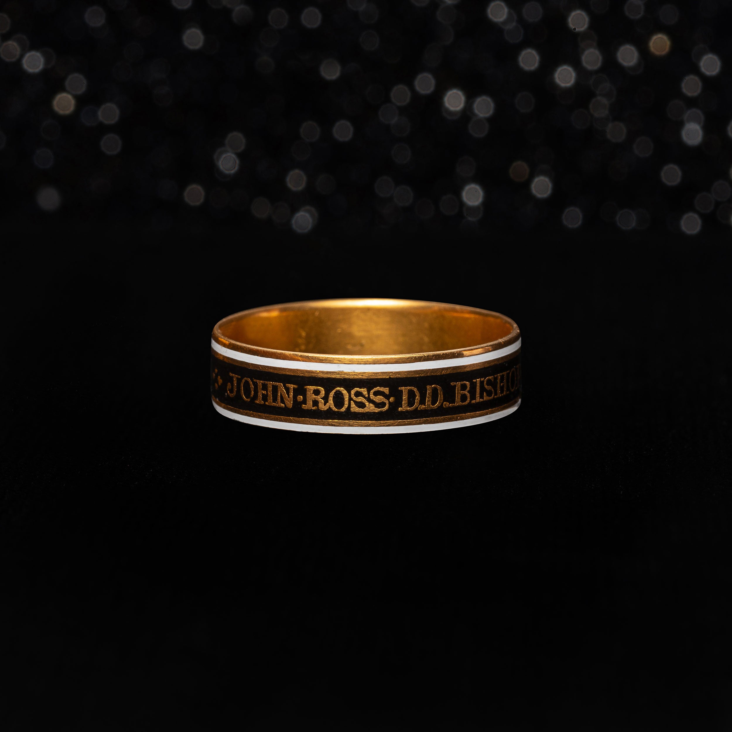 THE BISHOP OF EXON MOURNING RING - The Moonstoned