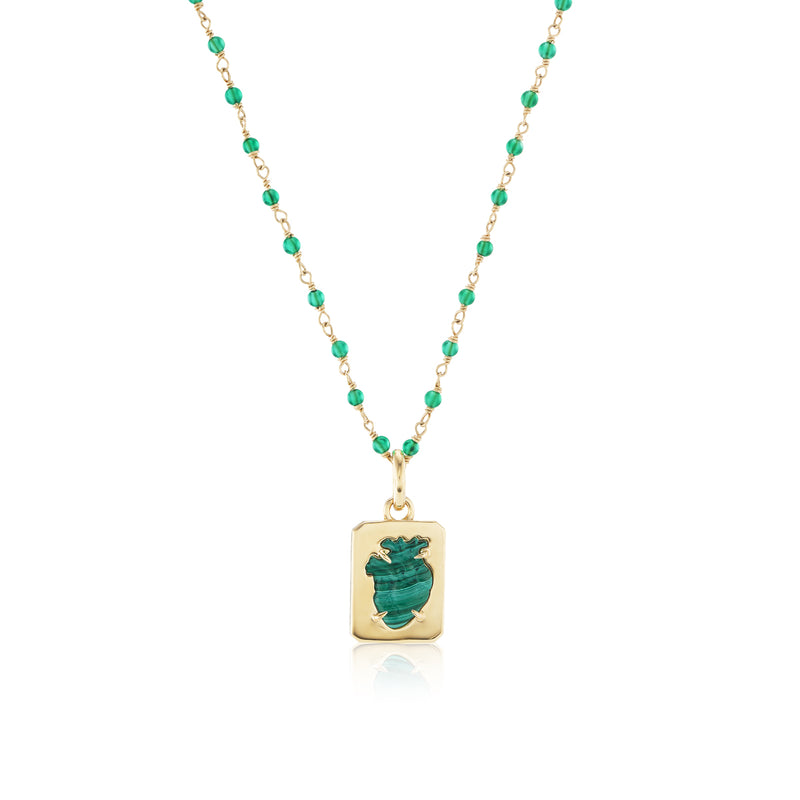 FROM THE HEART PENDANT - MALACHITE
