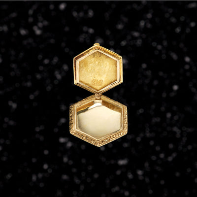 THE ROSE ENAMEL LOCKET