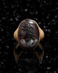 THE ANTIQUE CARVED JET CAMEO