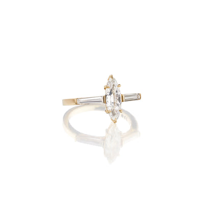 THE SKINNY MOVAL & BAGUETTE RING