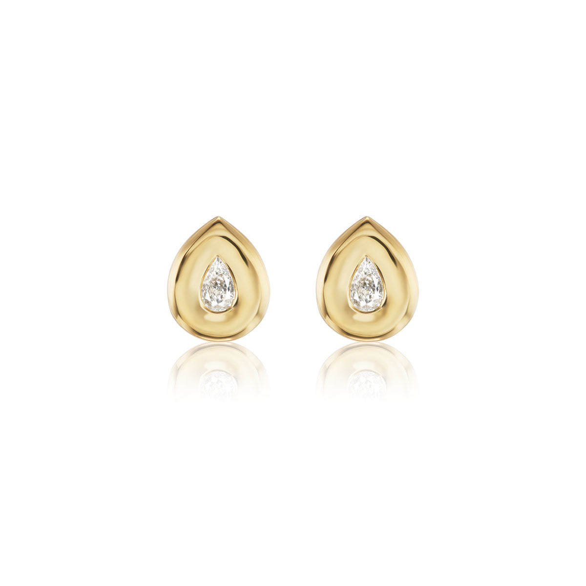 THE CURVE STUDS - PEAR